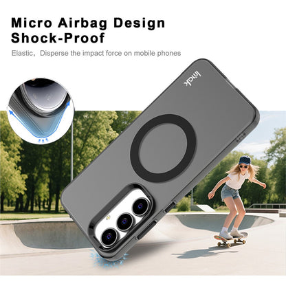 Imak Candy Colour TPU + PET Case Compatible with MagSafe - For Samsung Galaxy S25 FE