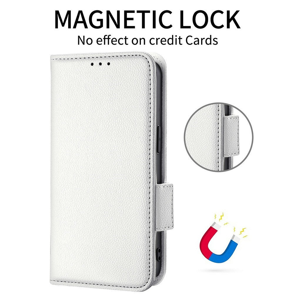 Litchi Texture PU Leather Wallet Case with Wrist Strap - For Google Pixel 10 / 10 Pro