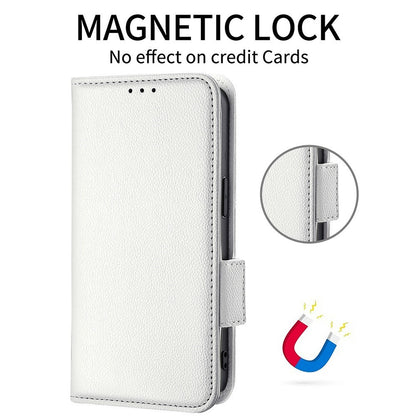 Litchi Texture PU Leather Wallet Case with Wrist Strap - For Google Pixel 10 / 10 Pro
