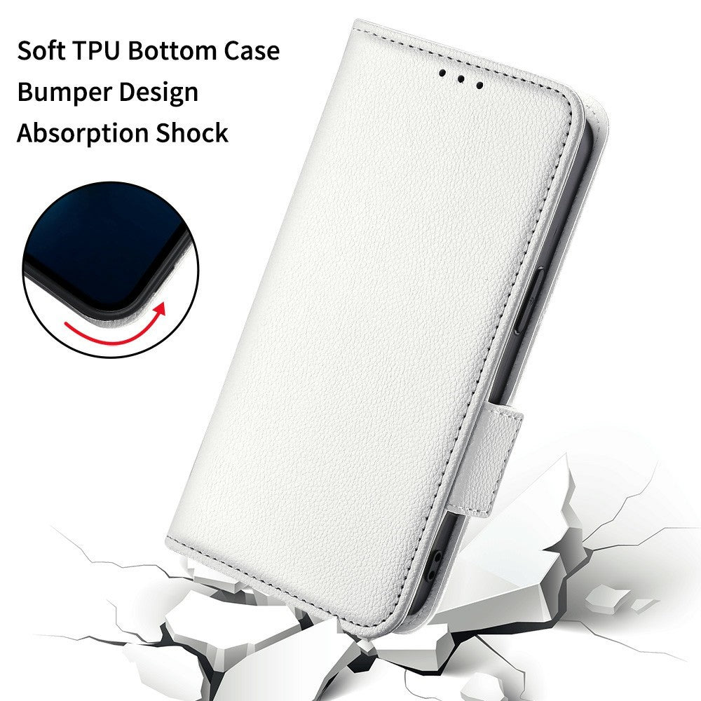 Litchi Texture PU Leather Wallet Case with Wrist Strap - For Google Pixel 10 / 10 Pro
