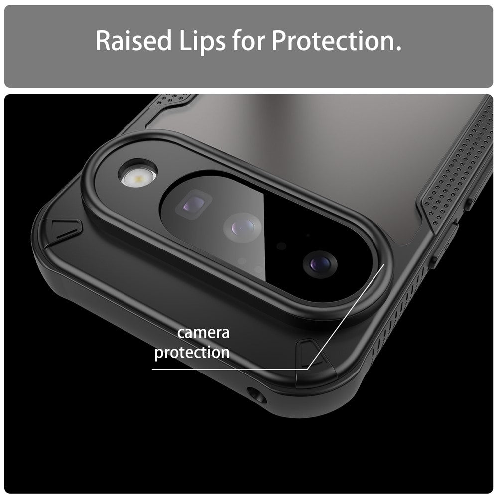 PC + TPU Semi-Transparent Frosted Finish Case - For Google Pixel 10