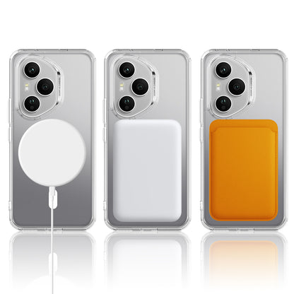 TPU + Acrylic Clear Phone Case Compatible with MagSafe - For Honor 400 Pro (Global)