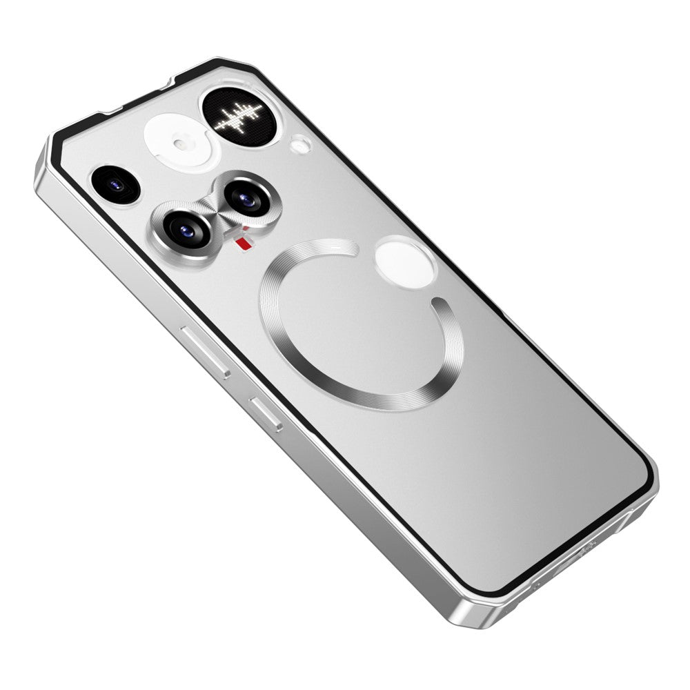 Hard PC Metal Frame Case Compatible with MagSafe - For Nothing Phone (3)