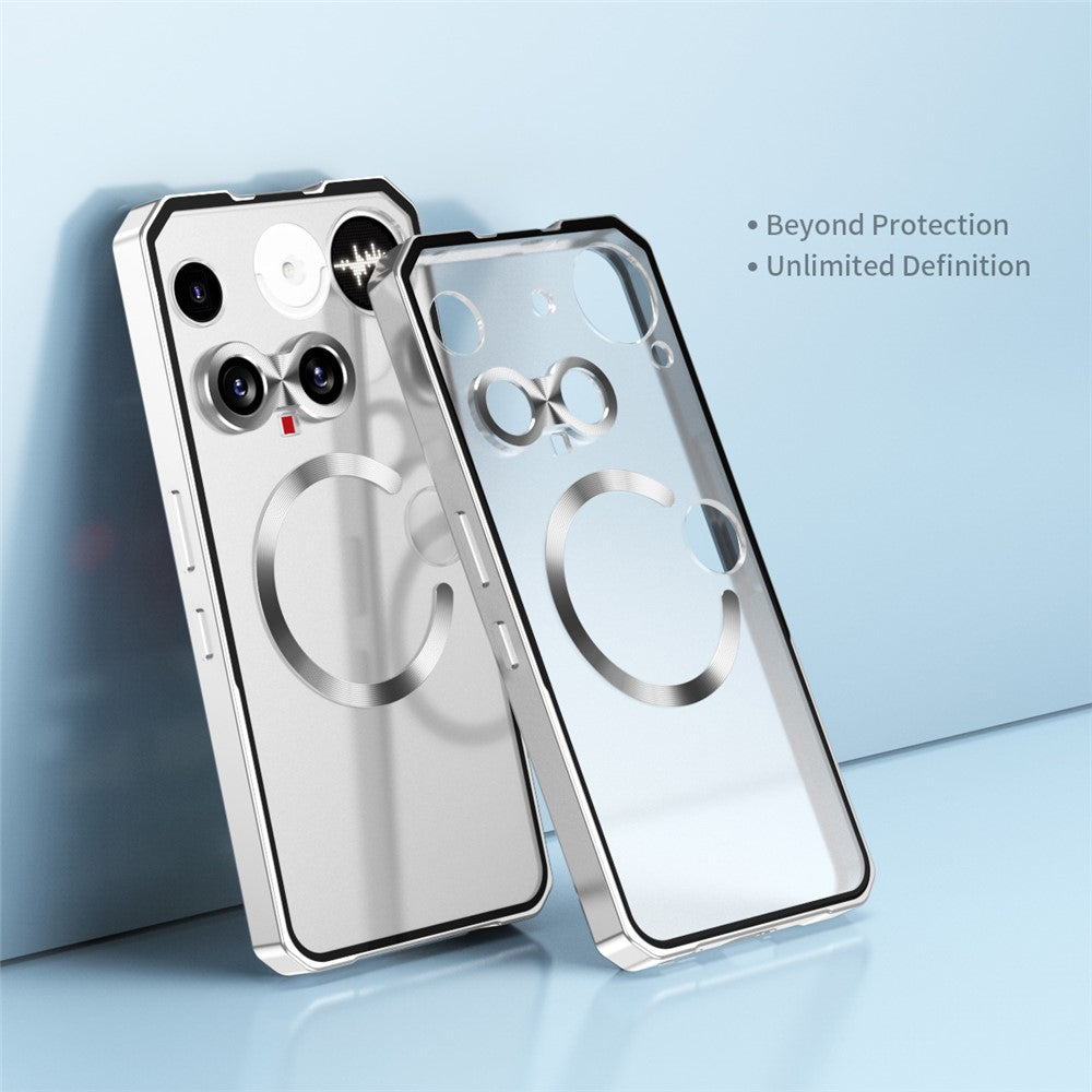 Hard PC Metal Frame Case Compatible with MagSafe - For Nothing Phone (3)