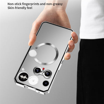 Hard PC Metal Frame Case Compatible with MagSafe - For Nothing Phone (3)