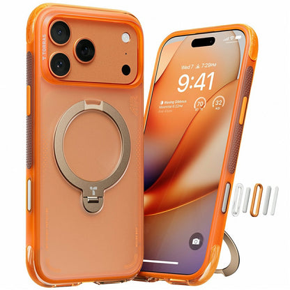 TORRAS Ostand Q3 Air Series Case with MagSafe PC + TPU Phone Cover - For iPhone 17 Pro Max