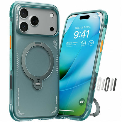 TORRAS Ostand Q3 Air Series Case with MagSafe PC + TPU Phone Cover - For iPhone 17 Pro Max