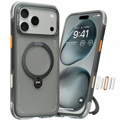 TORRAS Ostand Q3 Air Series Case with MagSafe PC + TPU Phone Cover - For iPhone 17 Pro