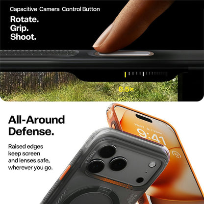 TORRAS Ostand Q3 Air Series Case with MagSafe PC + TPU Phone Cover - For iPhone 17 Pro