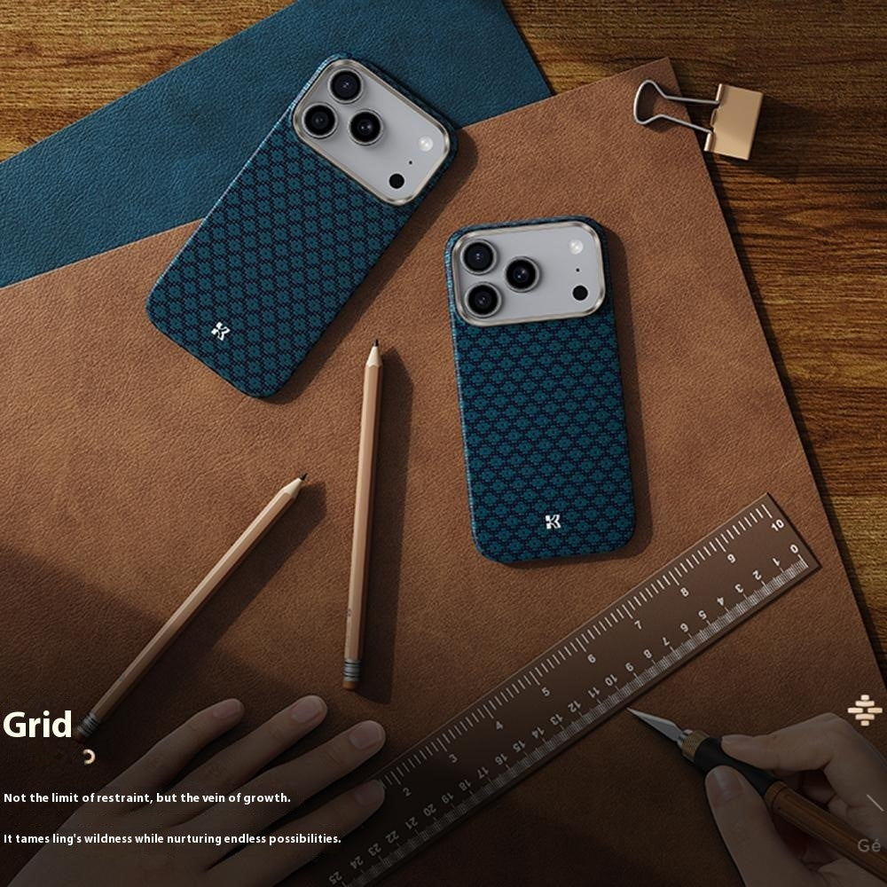 Benks C1 Kevlar Aramid Fiber Woven Blue Phone Case Compatible with MagSafe - For iPhone 17 Pro