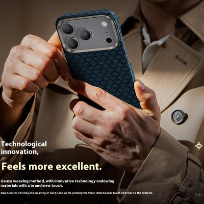 Benks C1 Kevlar Aramid Fiber Woven Blue Phone Case Compatible with MagSafe - For iPhone 17 Pro Max
