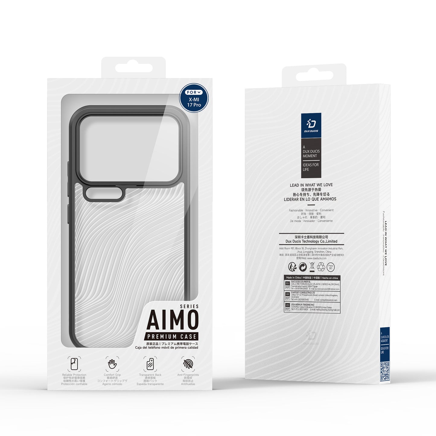 Dux Ducis Aimo Series TPU + PC Matte Case (REACH Certification) - For Xiaomi 17 Pro