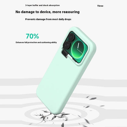 Liquid Silicone Case Shockproof Protective Back Cover - For Xiaomi 17 Pro