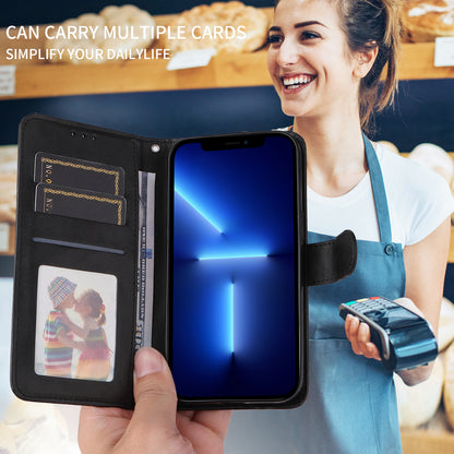 Wallet PU Leather Case Folio Flip Phone Cover - For Xiaomi 17 Pro