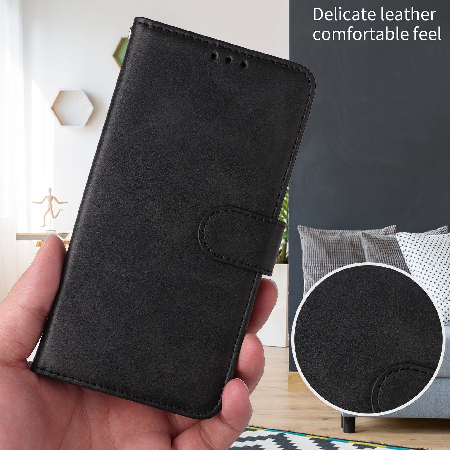 Wallet PU Leather Case Folio Flip Phone Cover - For Xiaomi 17 Pro Max