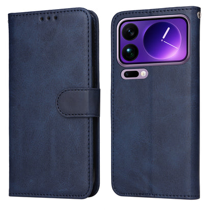 Wallet PU Leather Case Folio Flip Phone Cover - For Xiaomi 17 Pro Max