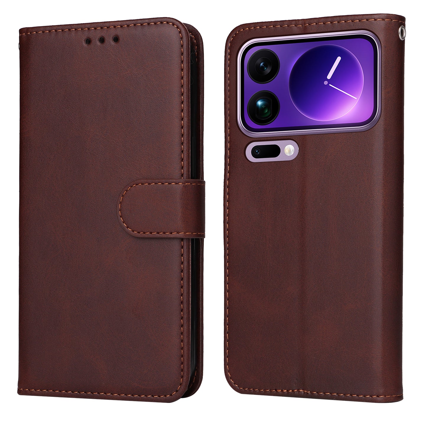 Wallet PU Leather Case Folio Flip Phone Cover - For Xiaomi 17 Pro Max
