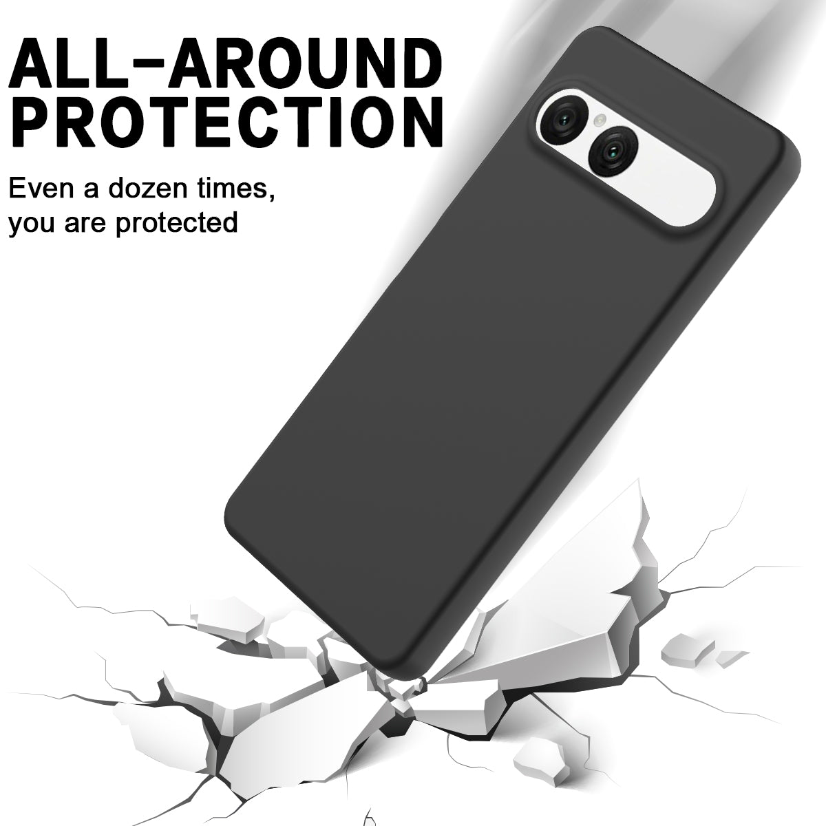 Liquid Silicone Case with Hand Strap - For Sony Xperia 10 VII