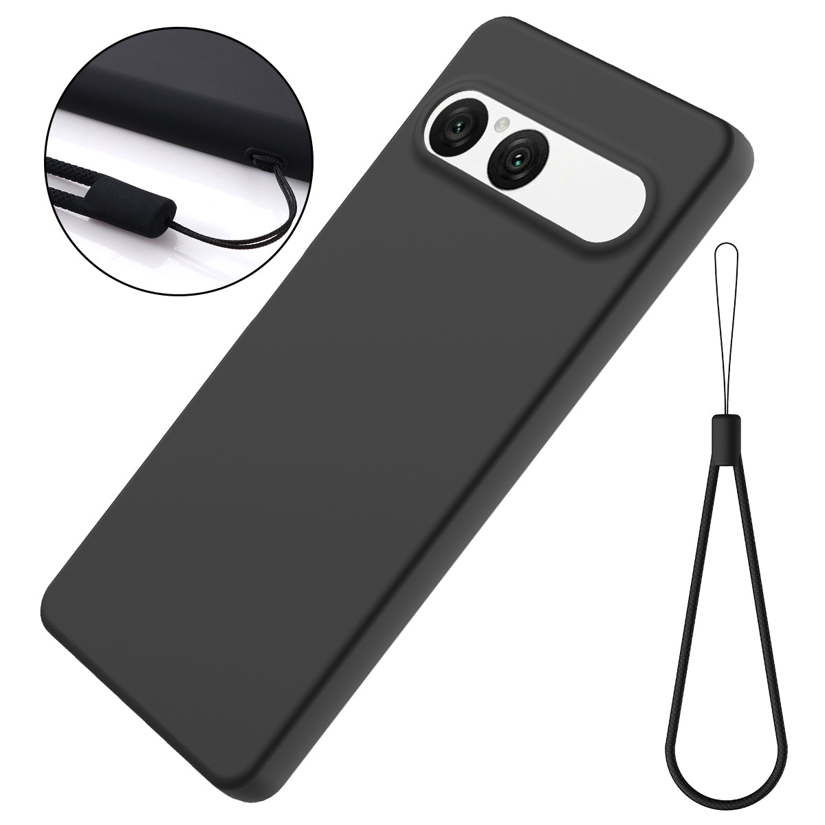 Liquid Silicone Case with Hand Strap - For Sony Xperia 10 VII