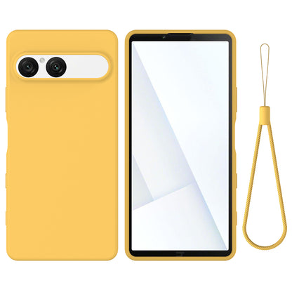Liquid Silicone Case with Hand Strap - For Sony Xperia 10 VII