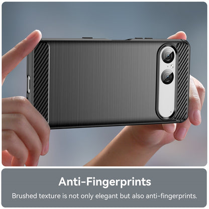 Carbon Fiber Texture Brushed Case - For Sony Xperia 10 VII