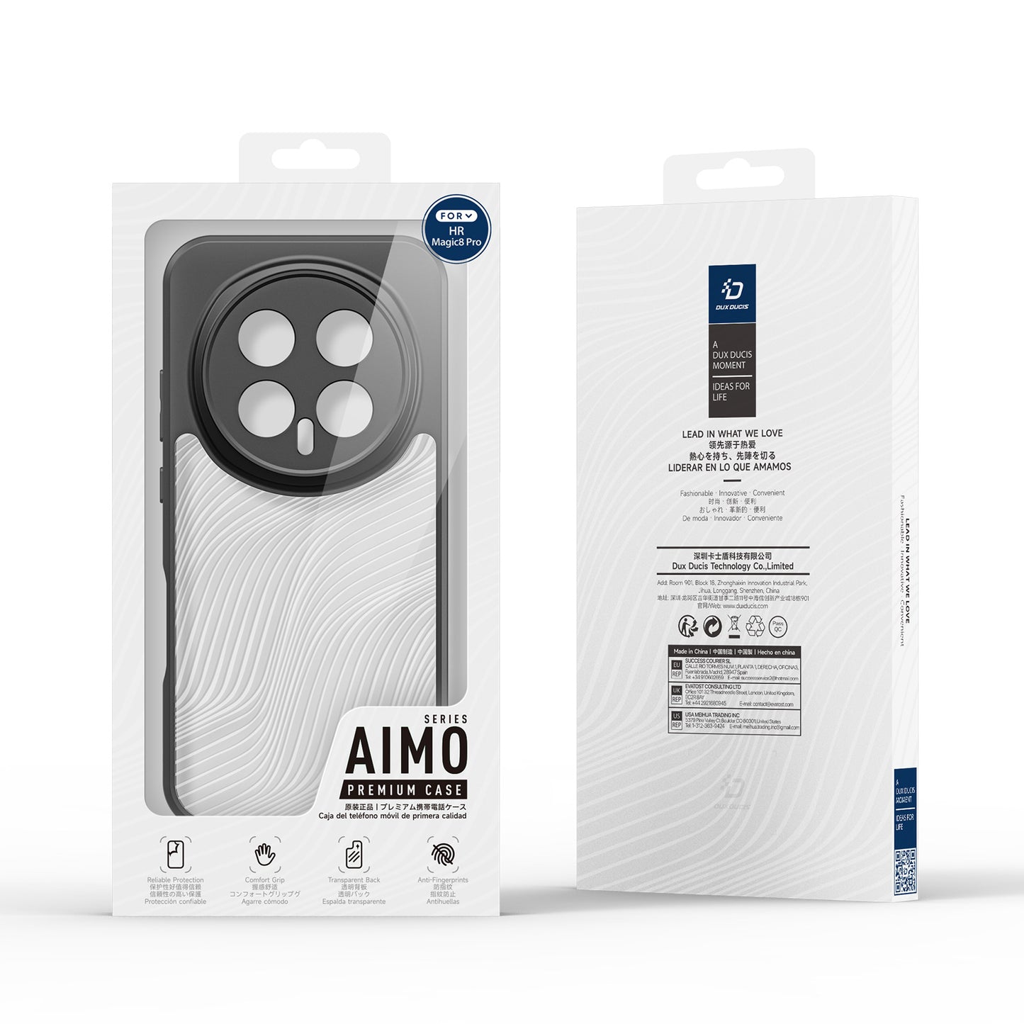 Dux Ducis Aimo Series TPU+PC Matte Case Phone Cover (REACH Certification) - For Honor Magic8 Pro
