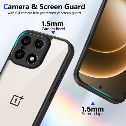 Matte Skin Touch Clear PC + TPU Shockproof Case - For OnePlus 15