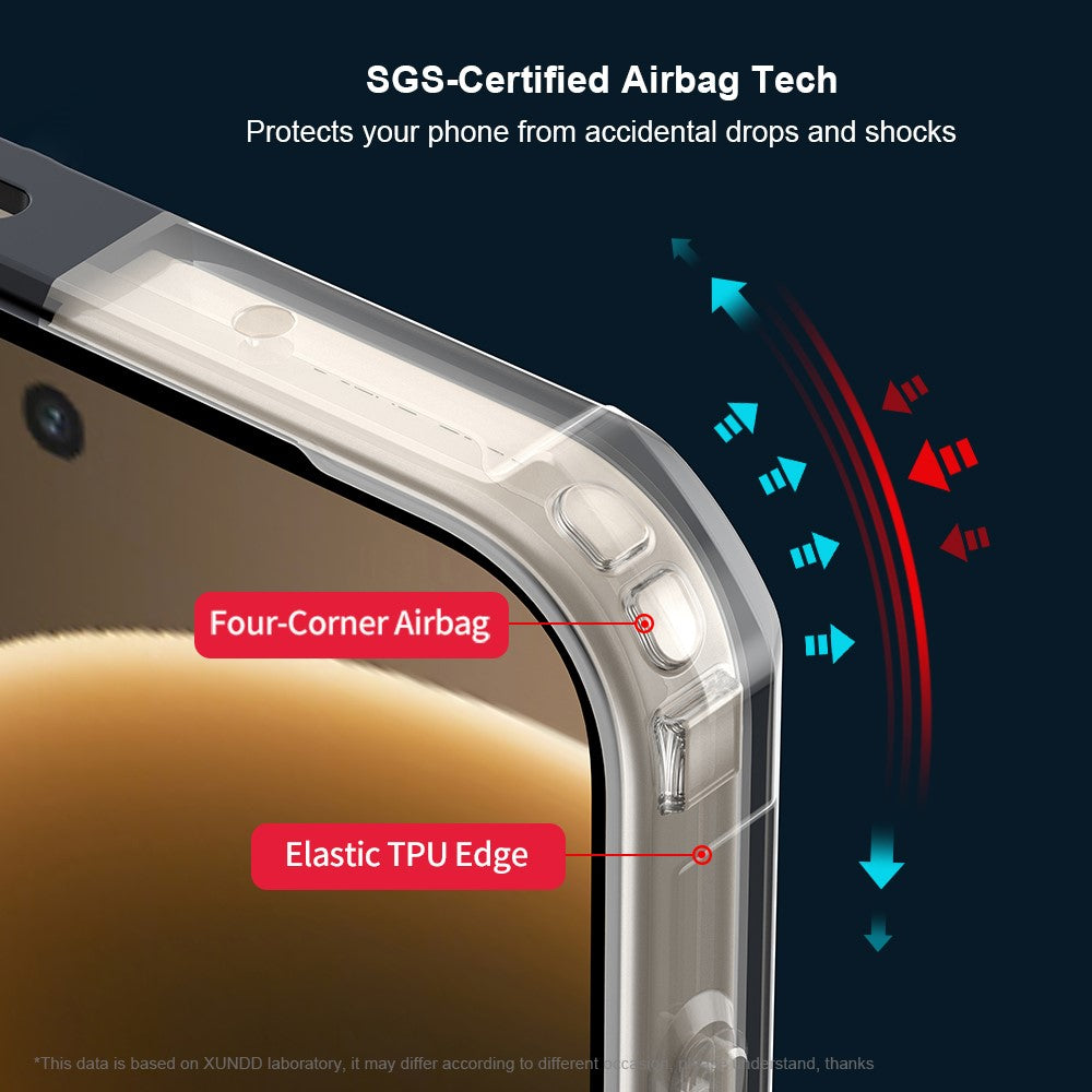 XUNDD TPU + Acrylic Clear Back Phone Case - For OnePlus 15