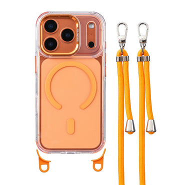 Clear MagSafe PC+TPU Case with 150cm Lanyard - For iPhone 18 Pro / 17 Pro