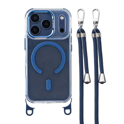 Clear MagSafe PC+TPU Case with 150cm Lanyard - For iPhone 18 Pro / 17 Pro
