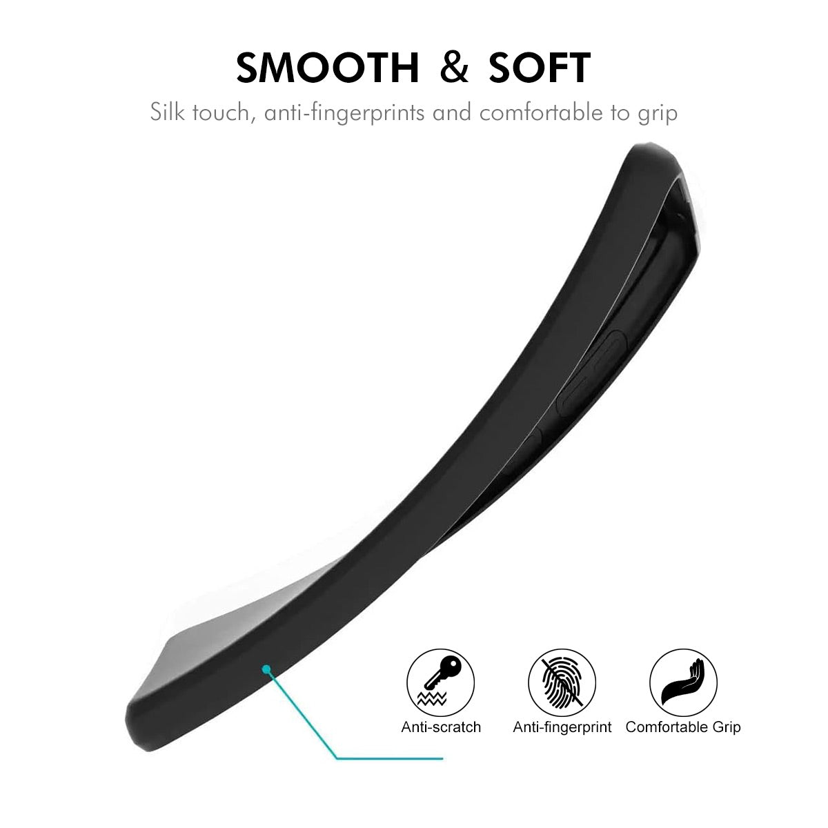 ENKAY HAT PRINCE Straight Edge Silicone Case - For OnePlus 15