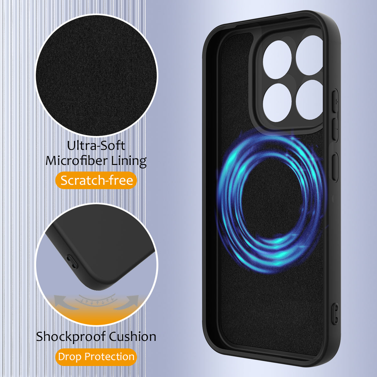 Liquid Silicone MagSafe Case Phone Cover - For Xiaomi 17