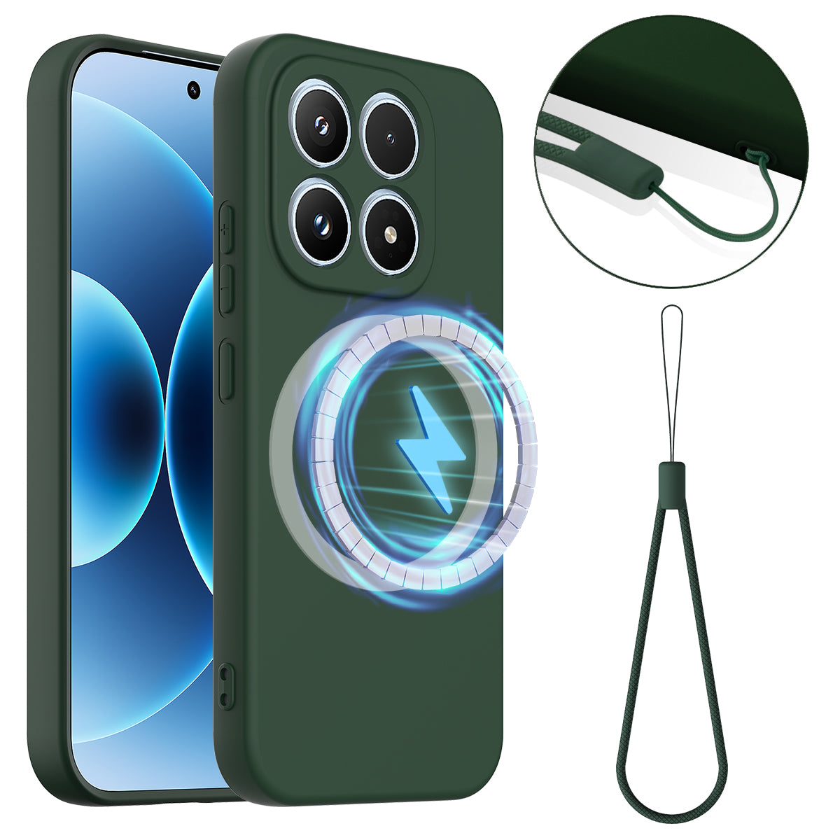 Liquid Silicone MagSafe Case Phone Cover - For Xiaomi 17