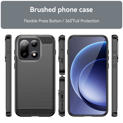 Carbon Fiber Texture Brushed Phone Case - For OnePlus 15