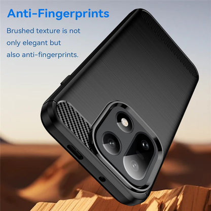 Carbon Fiber Texture Brushed Phone Case - For OnePlus 15