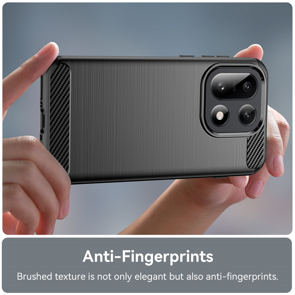 Carbon Fiber Texture Brushed Phone Case - For OnePlus 15