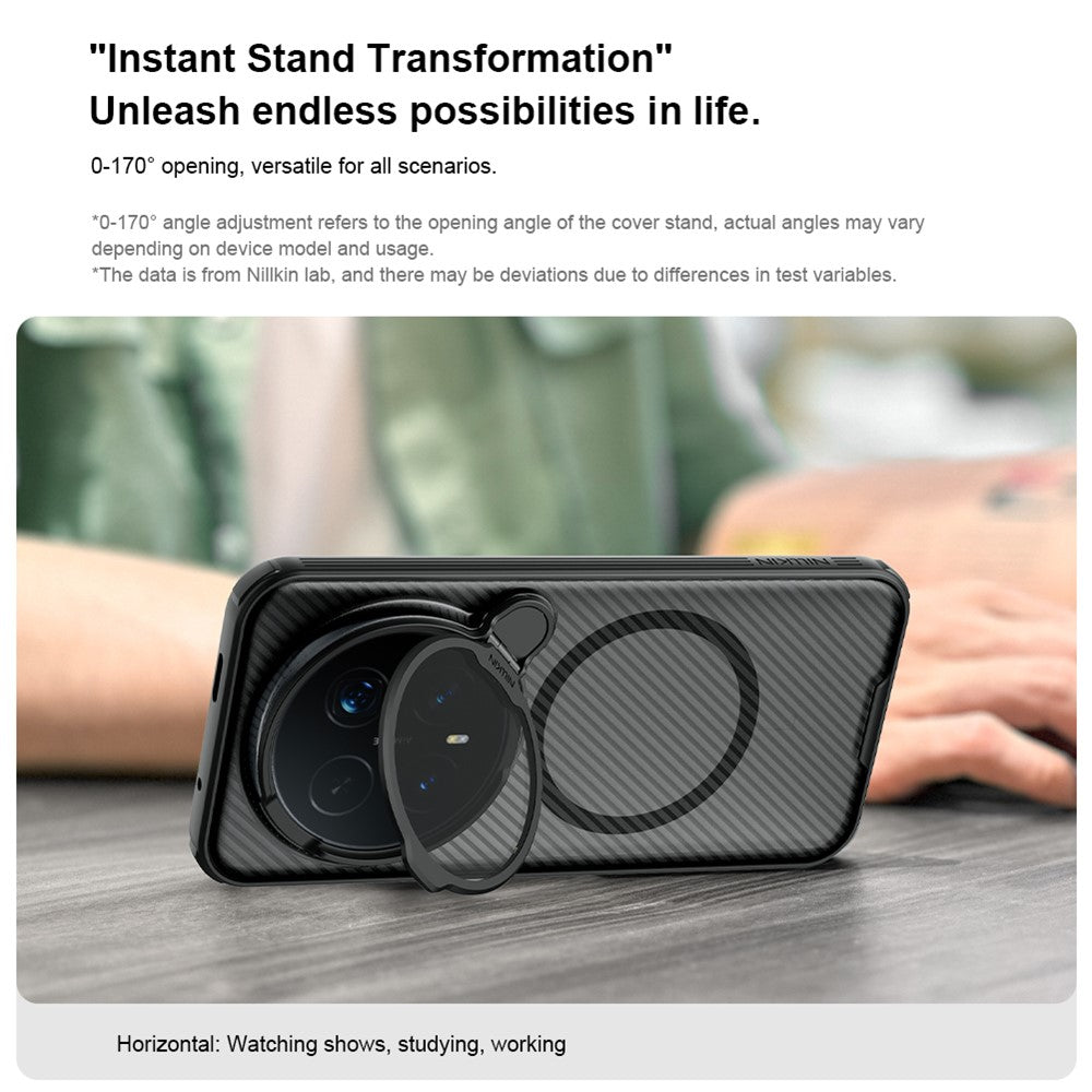 Nillkin CamShield Prop Magnetic Series Clear Lens Lid PC TPU Case - For Honor Magic8 Pro