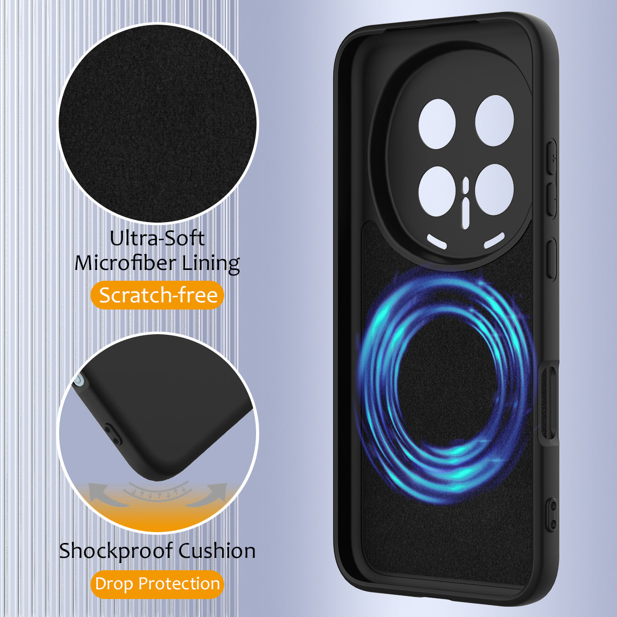 Liquid Silicone MagSafe Case Phone Cover - For Honor Magic8 Pro