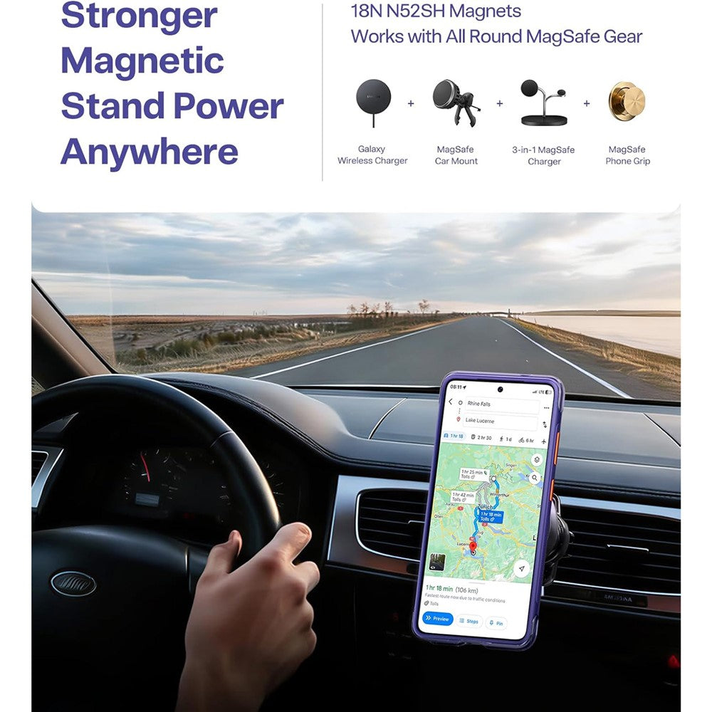 TORRAS Ostand Q3 Air Series PC + TPU Case - For Samsung Galaxy S26 Ultra