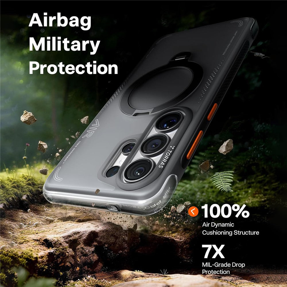 TORRAS Ostand Q3 Air Series PC + TPU Case - For Samsung Galaxy S26 Ultra