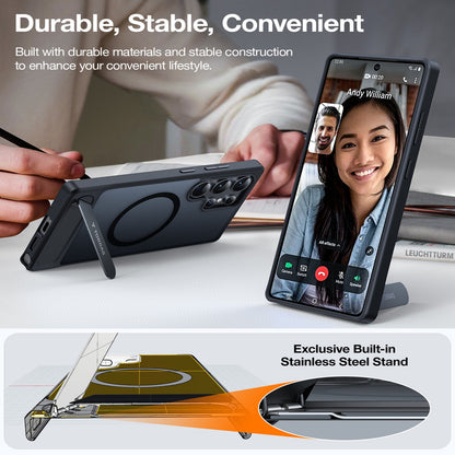 TORRAS Ostand L1 Series MagSafe with Kickstand TPU+PC Case - For Samsung Galaxy S26 Ultra