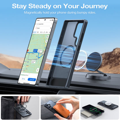 TORRAS Ostand L1 Series MagSafe with Kickstand TPU+PC Case - For Samsung Galaxy S26 Ultra