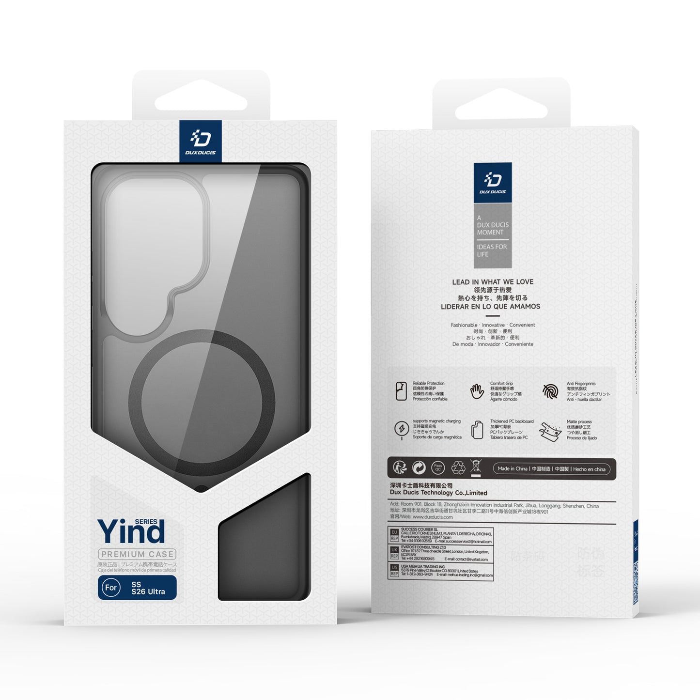 Dux Ducis Yind Series PC+TPU MagSafe Phone Case - For Samsung Galaxy S26 Ultra