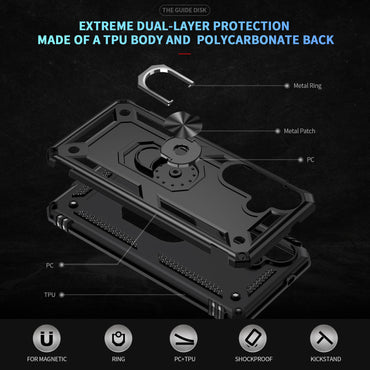 PC + TPU Phone Cover with Kickstand - For Samsung Galaxy S26