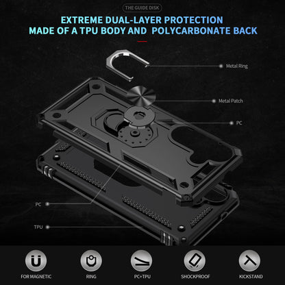PC + TPU Phone Cover with Kickstand - For Samsung Galaxy S26