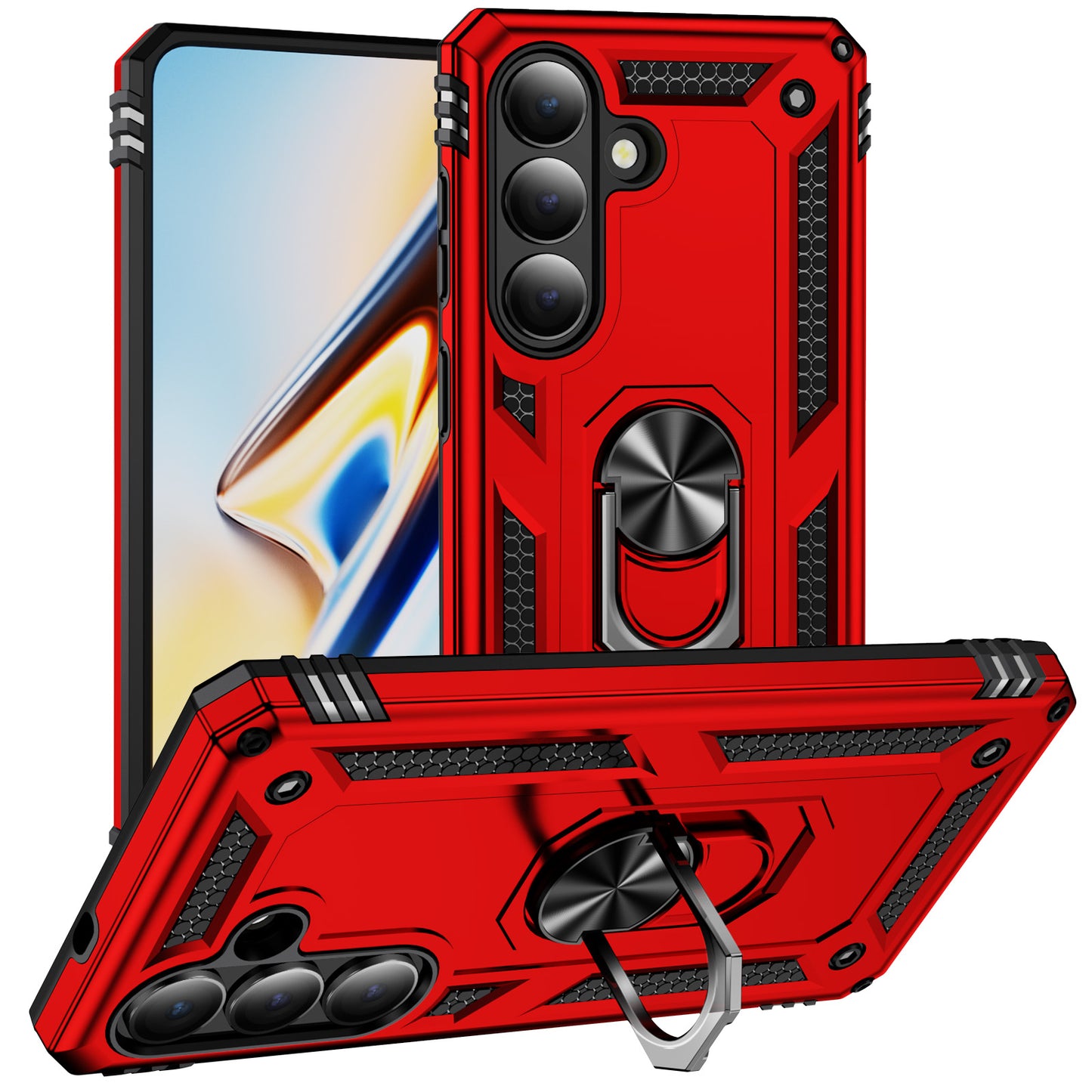 PC + TPU Phone Cover with Kickstand - For Samsung Galaxy S26