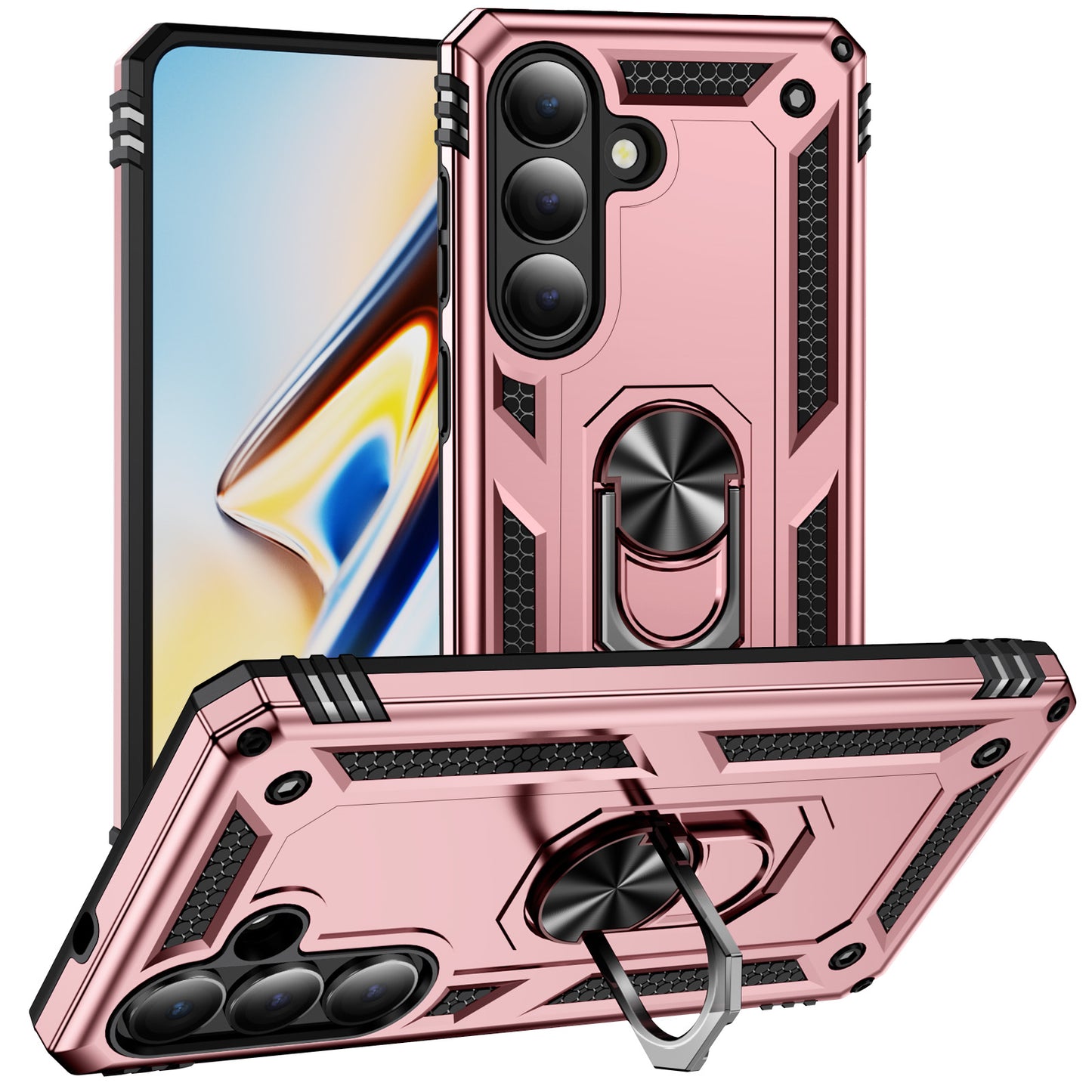 PC + TPU Phone Cover with Kickstand - For Samsung Galaxy S26