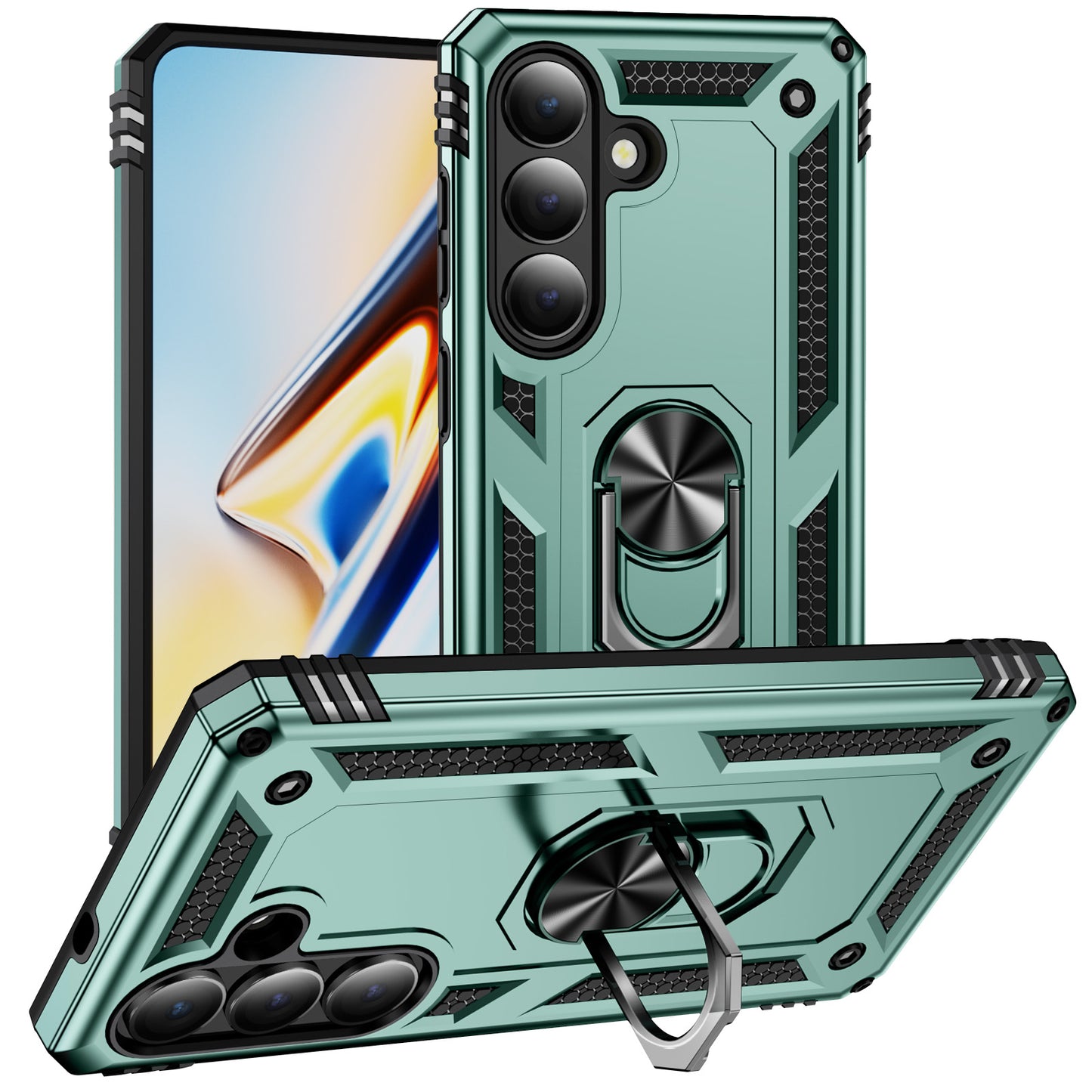 PC + TPU Phone Cover with Kickstand - For Samsung Galaxy S26