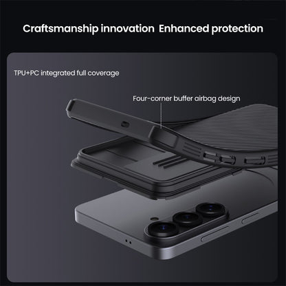 Nillkin CamShield Pro PC + TPU Black Phone Case - For Samsung Galaxy S26