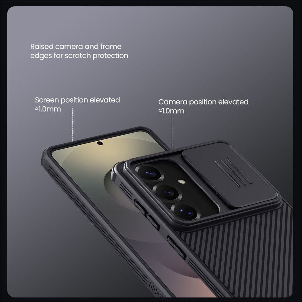 Nillkin CamShield Pro PC + TPU Black Phone Case - For Samsung Galaxy S26